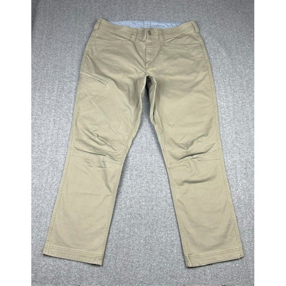 Duluth Trading Co Standard Fit Pants Mens 36x30 Fog Green Work Outdoor 71157